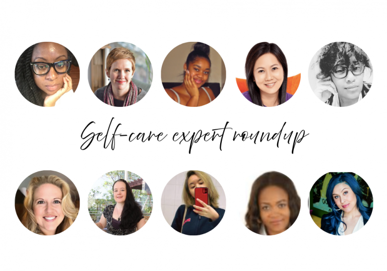 Self-care tips for busy people from 10 experts and bloggers.