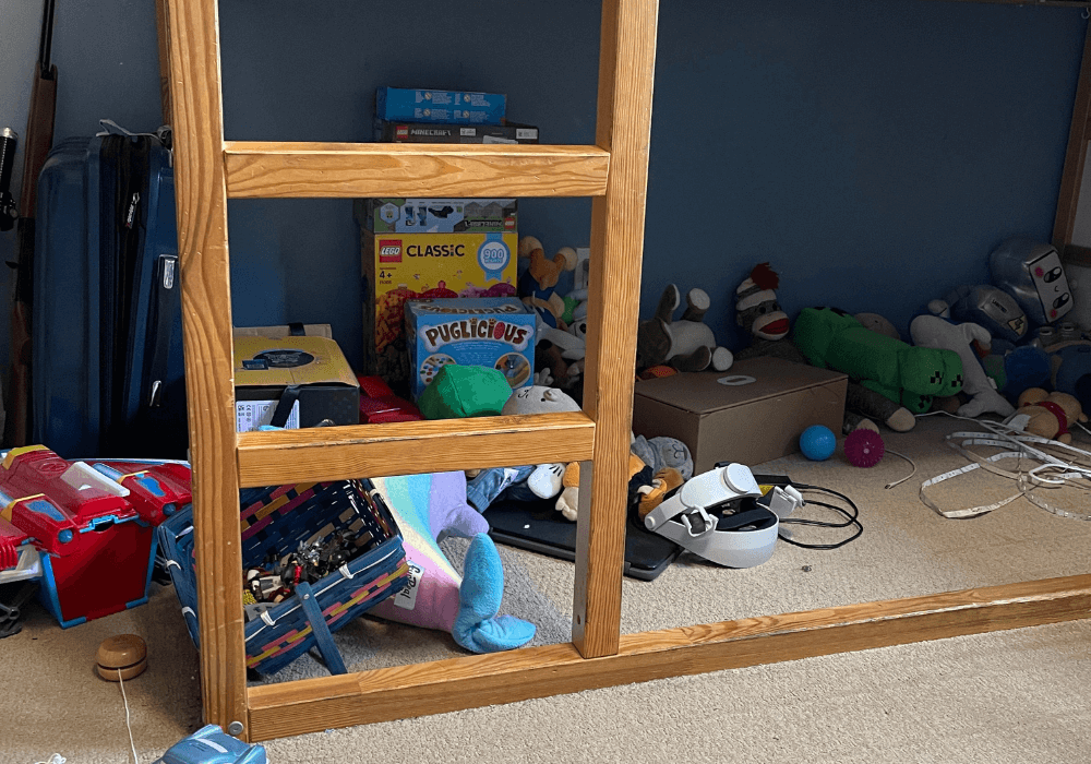 A room full of clutter.